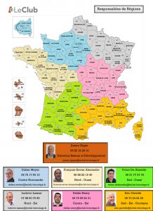 Carte des régions